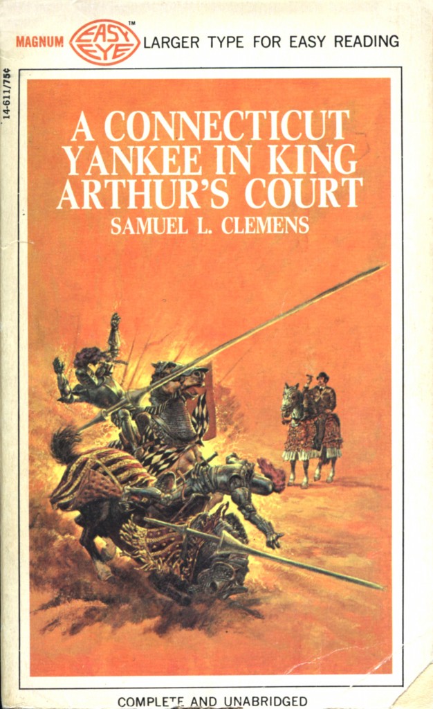 "A Connecticut Yankee in King Arthur's Court" by Samuel L. Clemens.