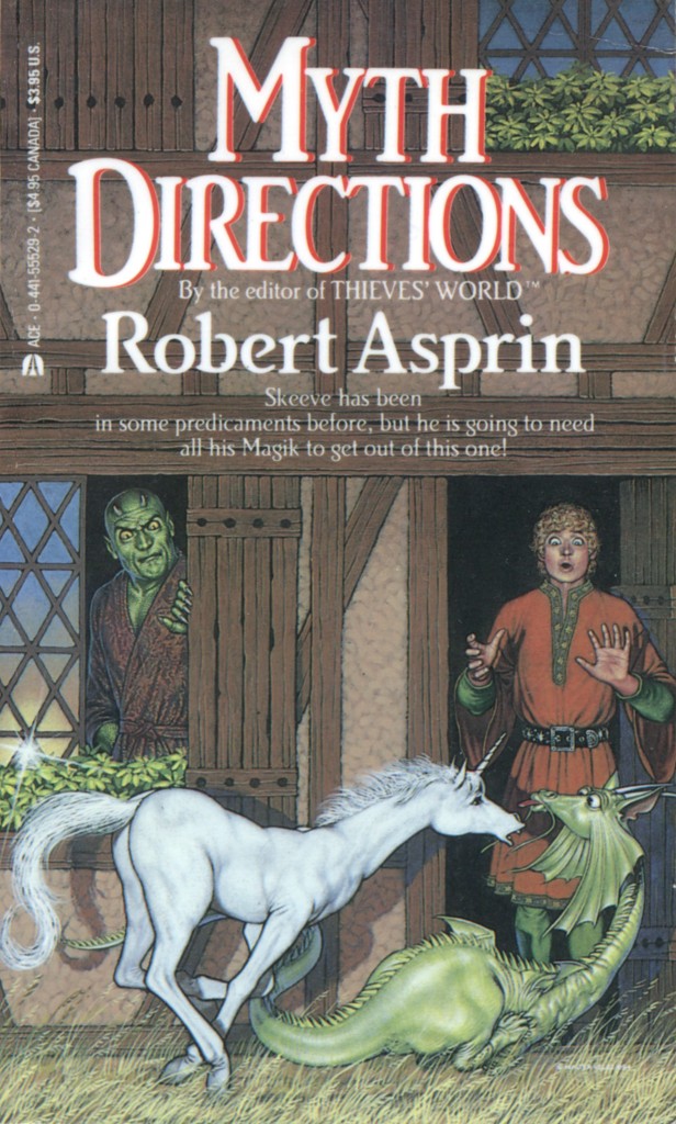"Myth Directions" by Robert Asprin.