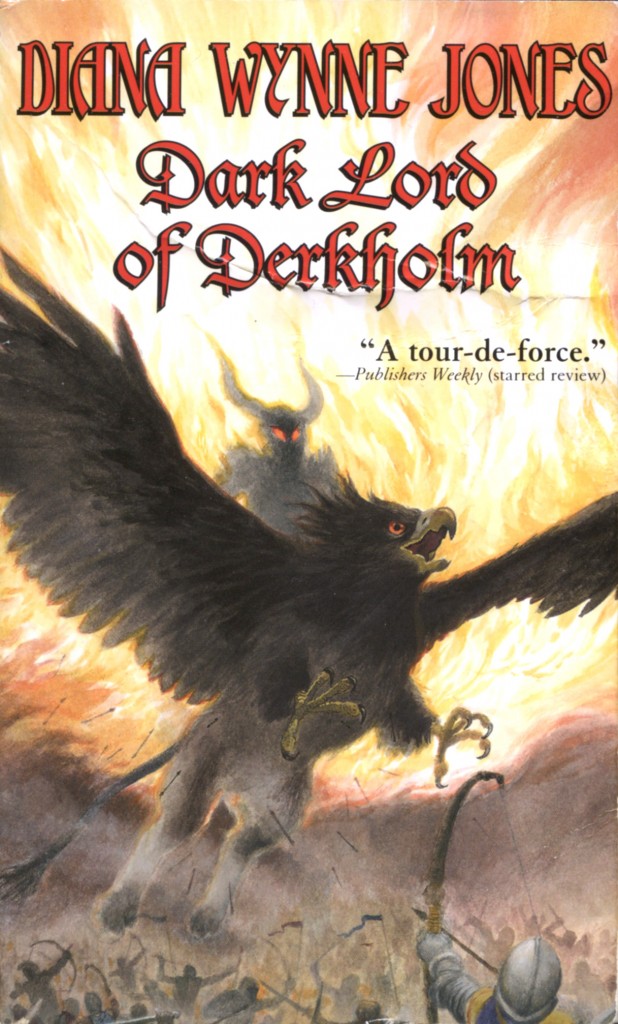 "Dark Lord of Derkholm" by Diana Wynne Jones.