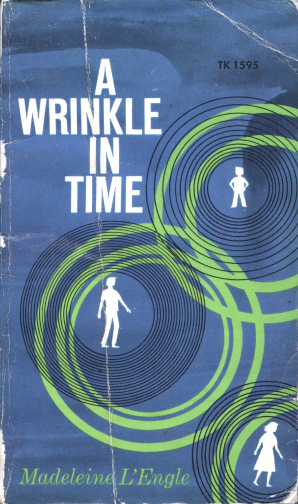"A Wrinkle in Time" by Madeleine L'Engle (1962 cover).