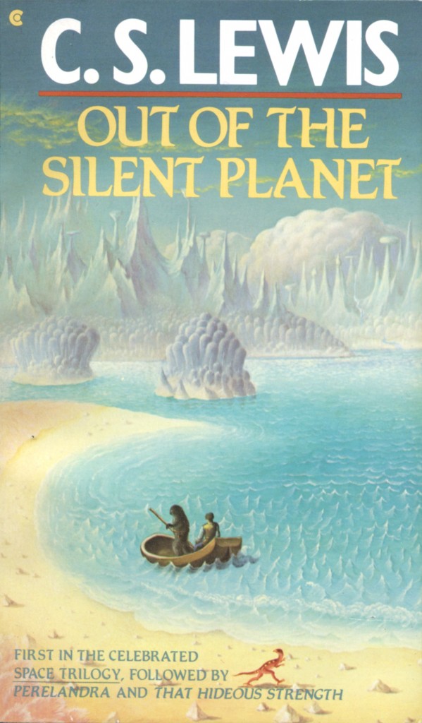 "Out of the Silent Planet" by C.S. Lewis.