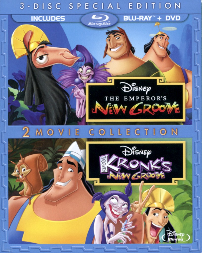 "The Emperor's New Groove" and "Kronk's New Groove" two movie collection.