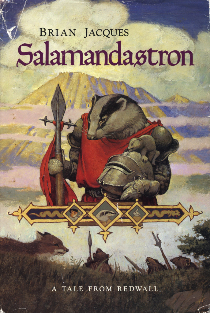 "Salamandastron" by Brian Jacques.