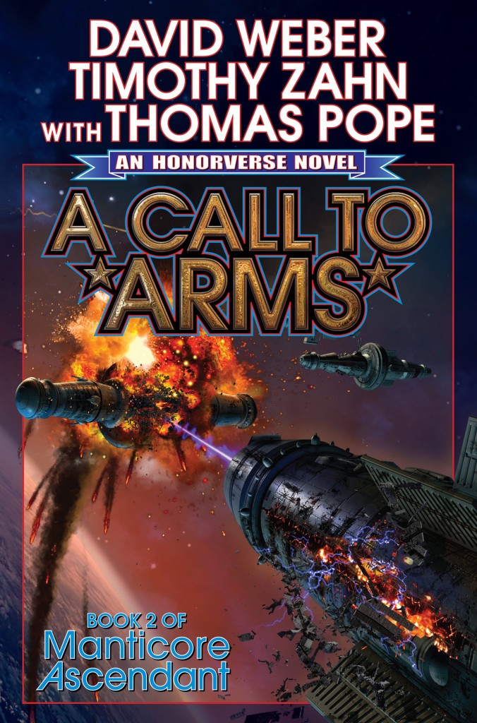 "A Call to Arms" by David Weber, Timothy Zahn, and Thomas Pope.