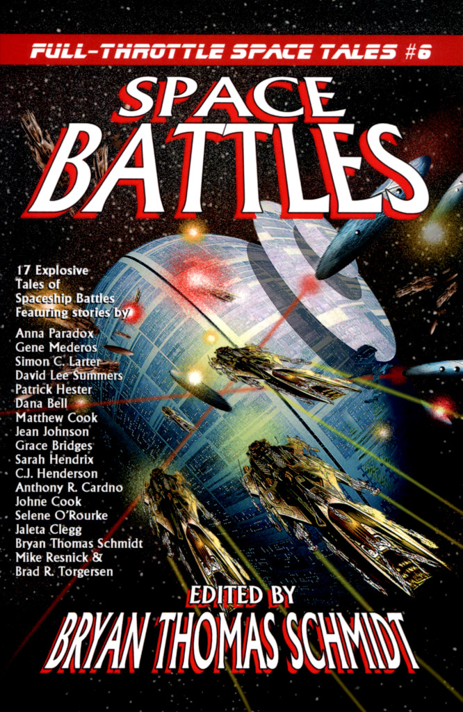"Space Battles" edited by Bryan Thomas Schmidt.