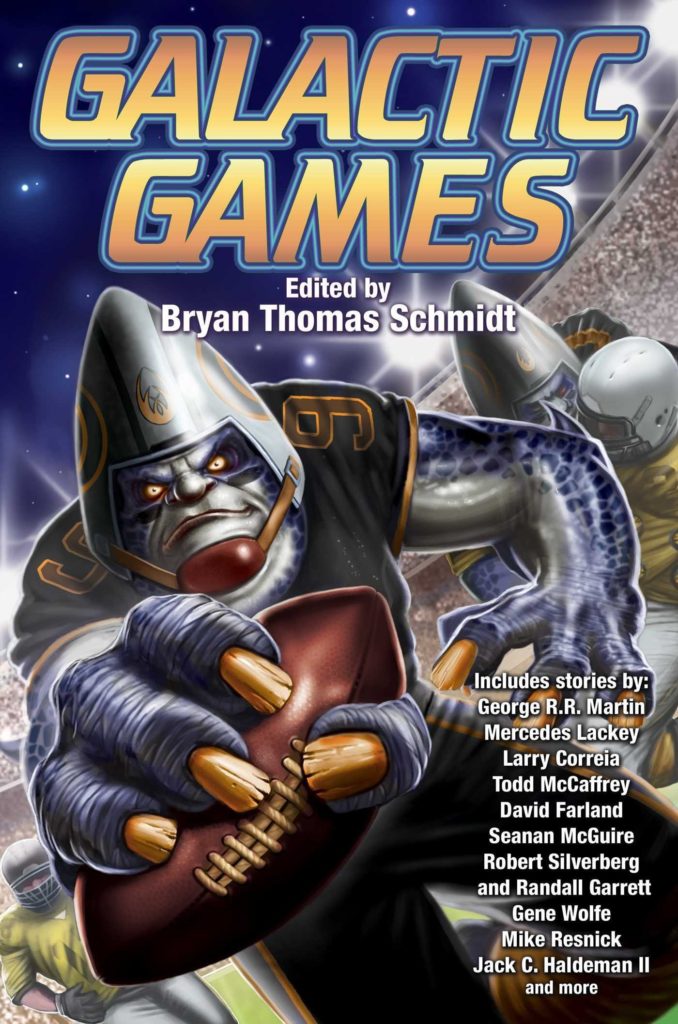 "Galactic Games" edited by Bryan Thomas Schmidt.