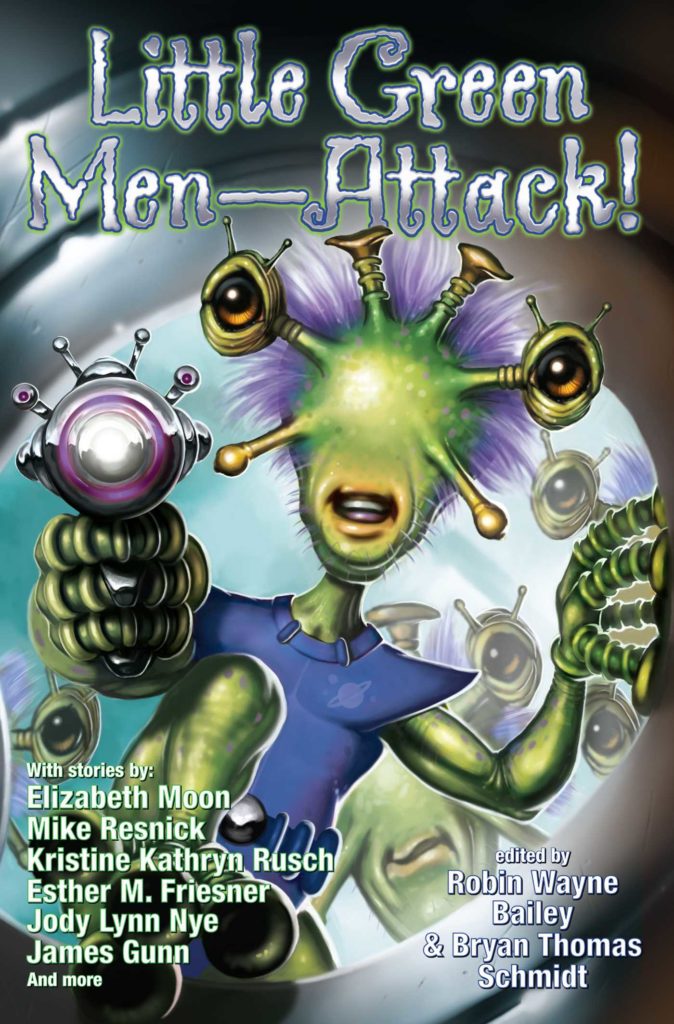 "Little Green Men - Attack" edited by Robin Wayne Bailey and Bryan Thomas Schmidt.